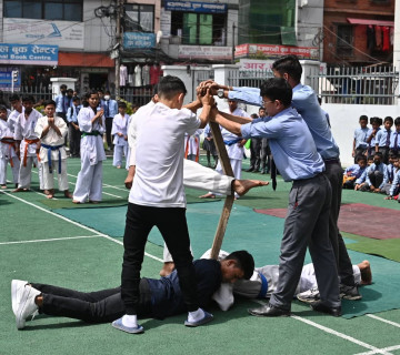 गुरु पूर्णिमाका अवसरमा दरबार स्कुलका विद्यार्थीले देखाए काैशल (तस्वीरहरू)